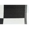 Camco OUTDOOR MAT, 6FT X 9FT, BLACK/WHITE CHECKERED 42884